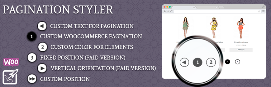 WooCommerce Pagination Styler