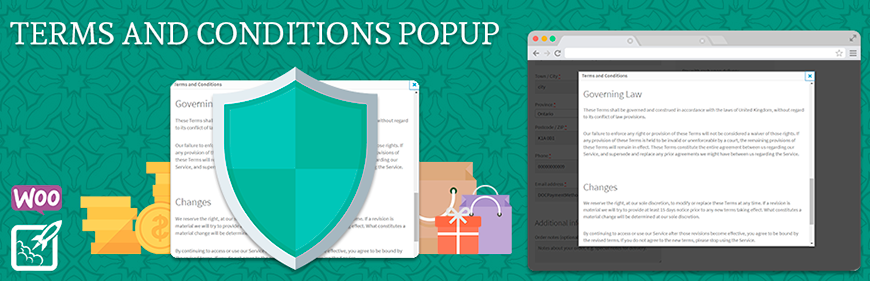 WooCommerce Terms and Conditions Popup
