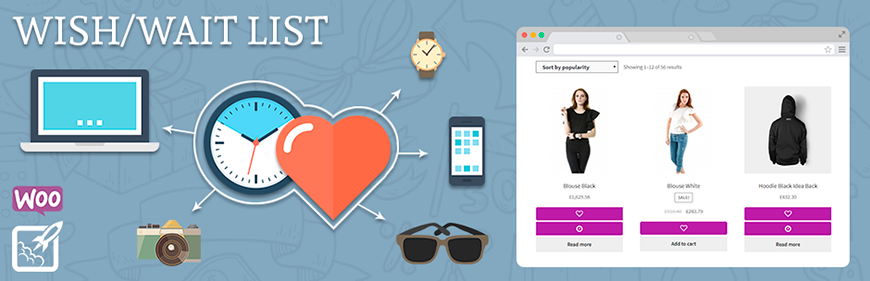 WooCommerce Wish/Wait List